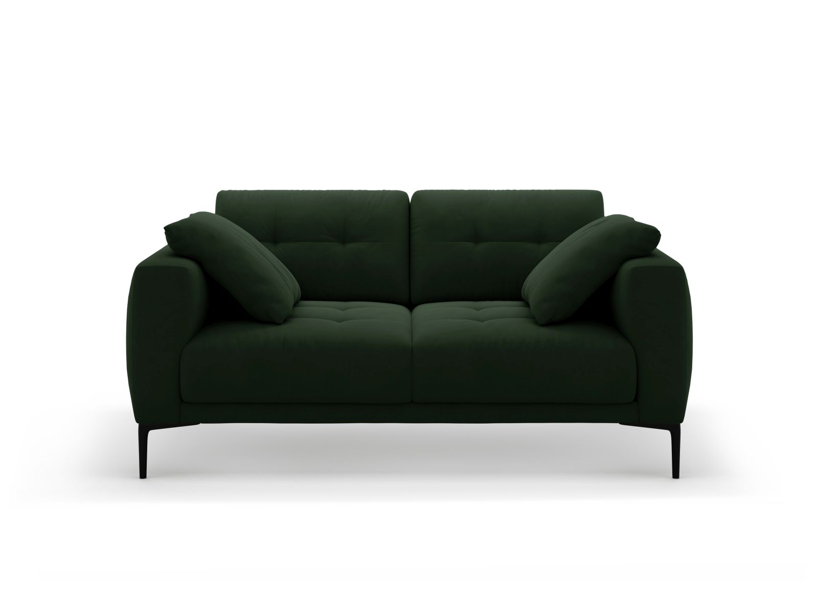 Velvet Sofa, "Bemy", 2 Seats, 161x102x86