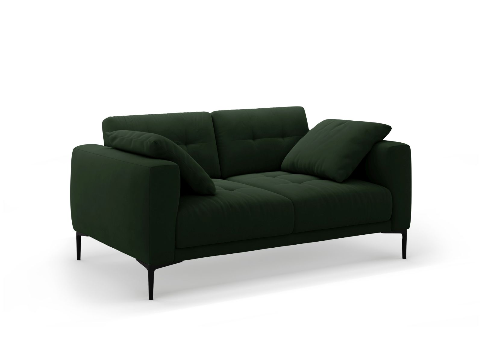 Velvet Sofa, "Bemy", 2 Seats, 161x102x86