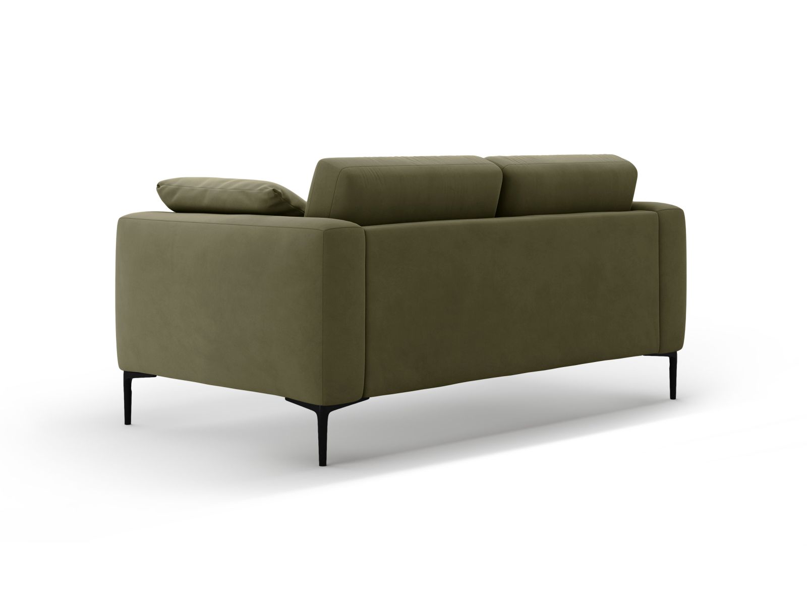 Velvet Sofa, "Bemy", 2 Seats, 161x102x86