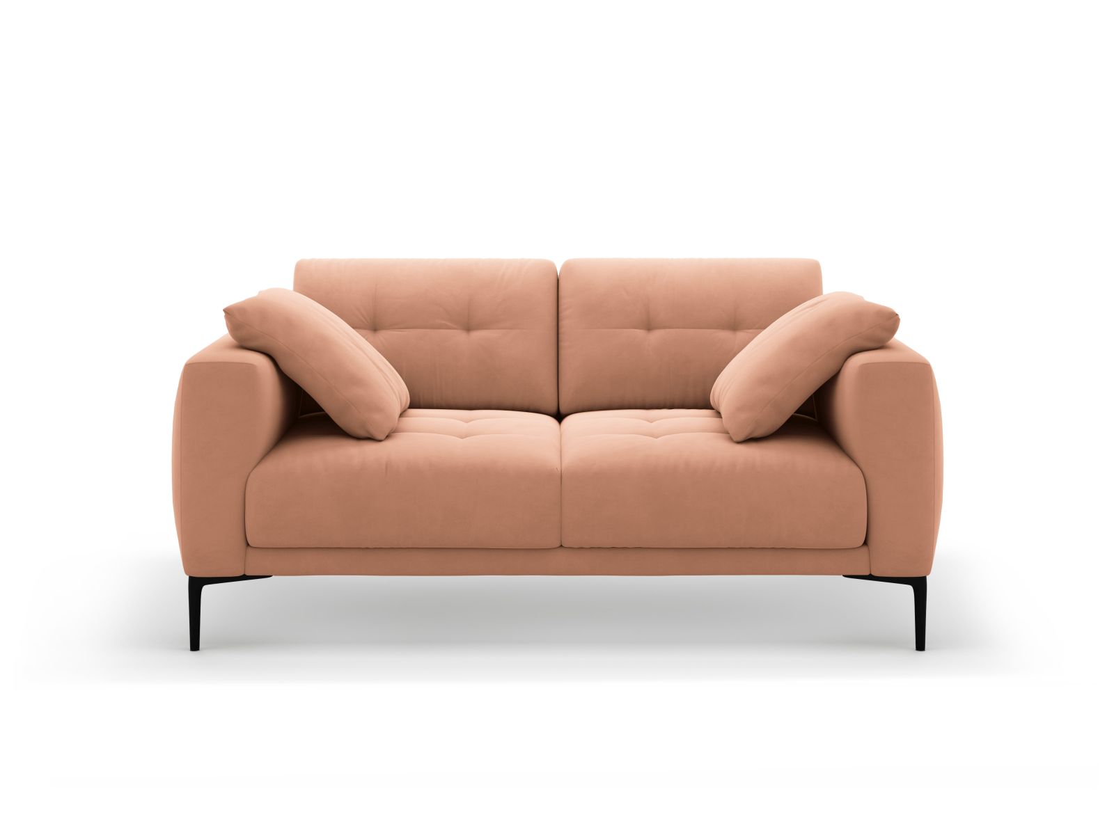 Velvet Sofa, "Bemy", 2 Seats, 161x102x86