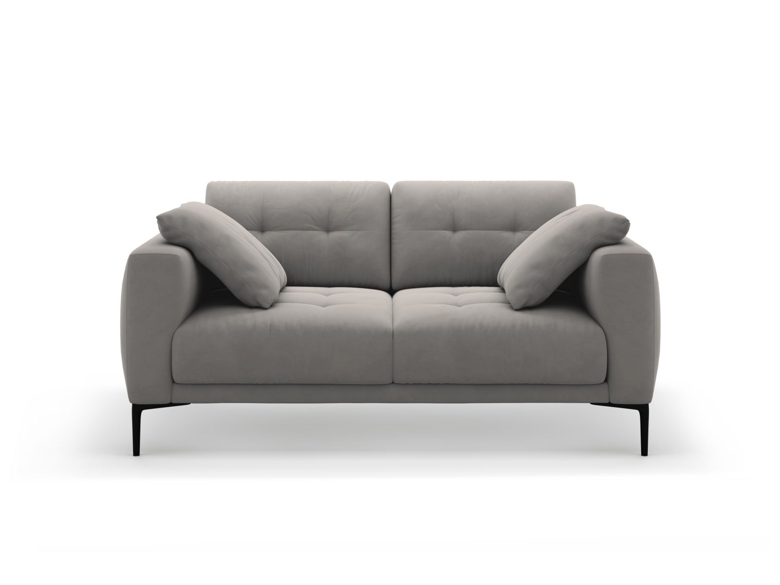 Velvet Sofa, "Bemy", 2 Seats, 161x102x86