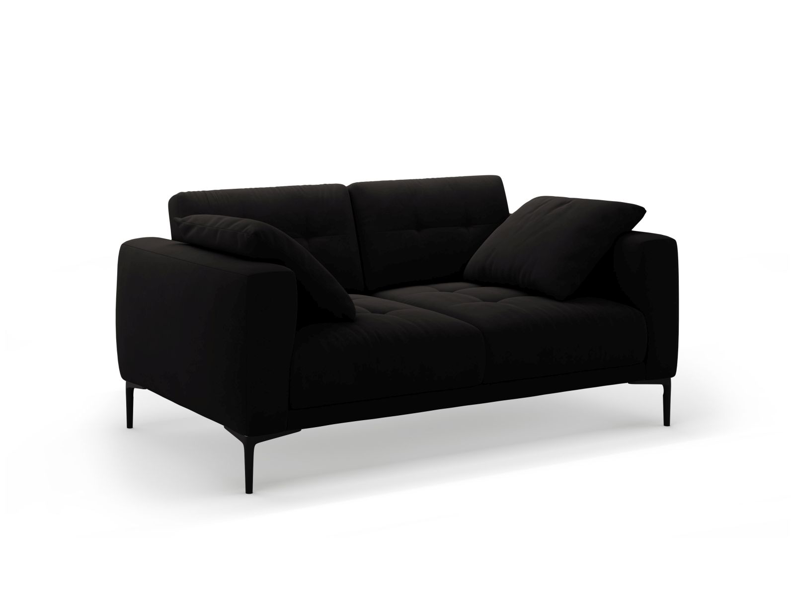 Velvet Sofa, "Bemy", 2 Seats, 161x102x86
