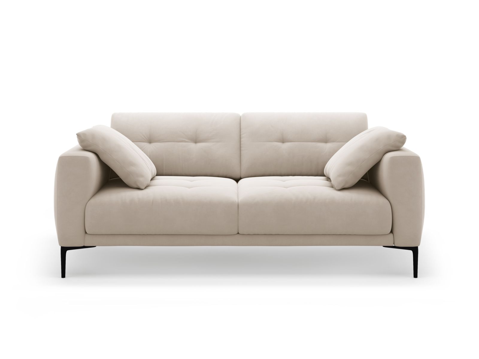Velvet Sofa, "Bemy", 3 Seats, 191x102x86