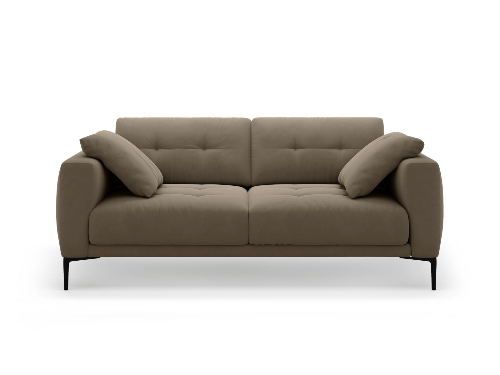 Velvet Sofa, "Bemy", 3 Seats, 191x102x86