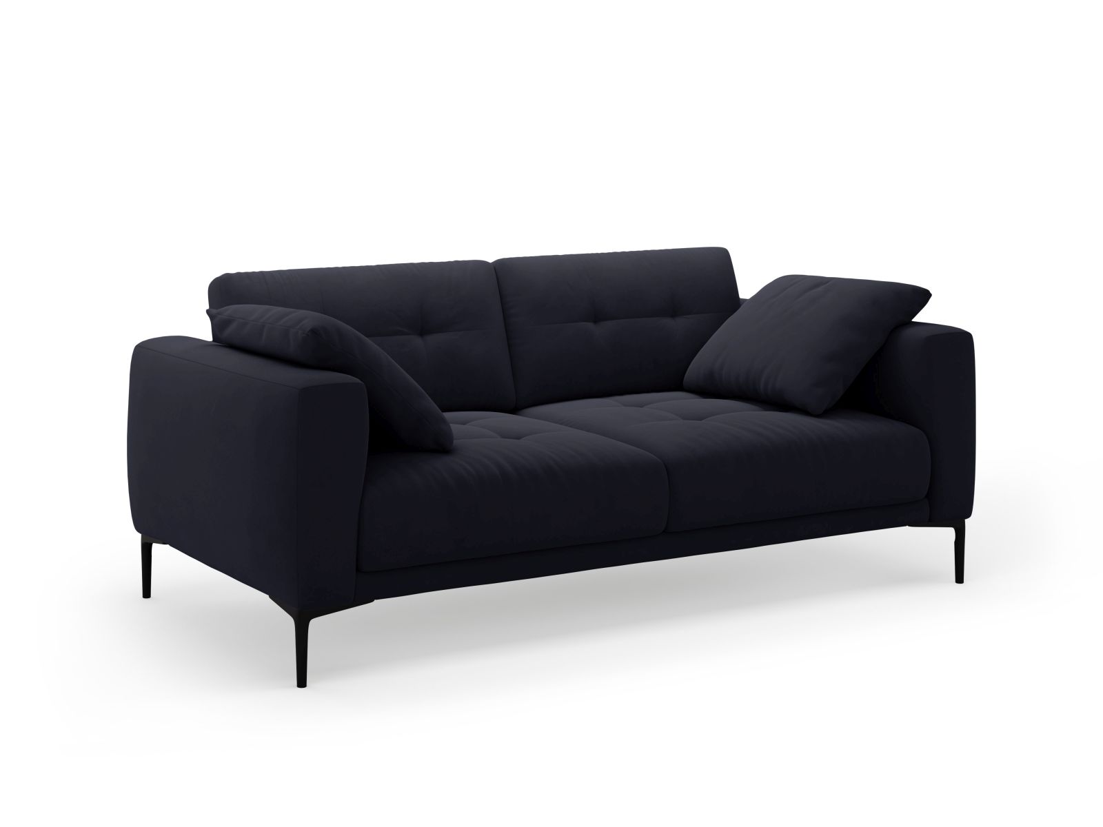 Velvet Sofa, "Bemy", 3 Seats, 191x102x86