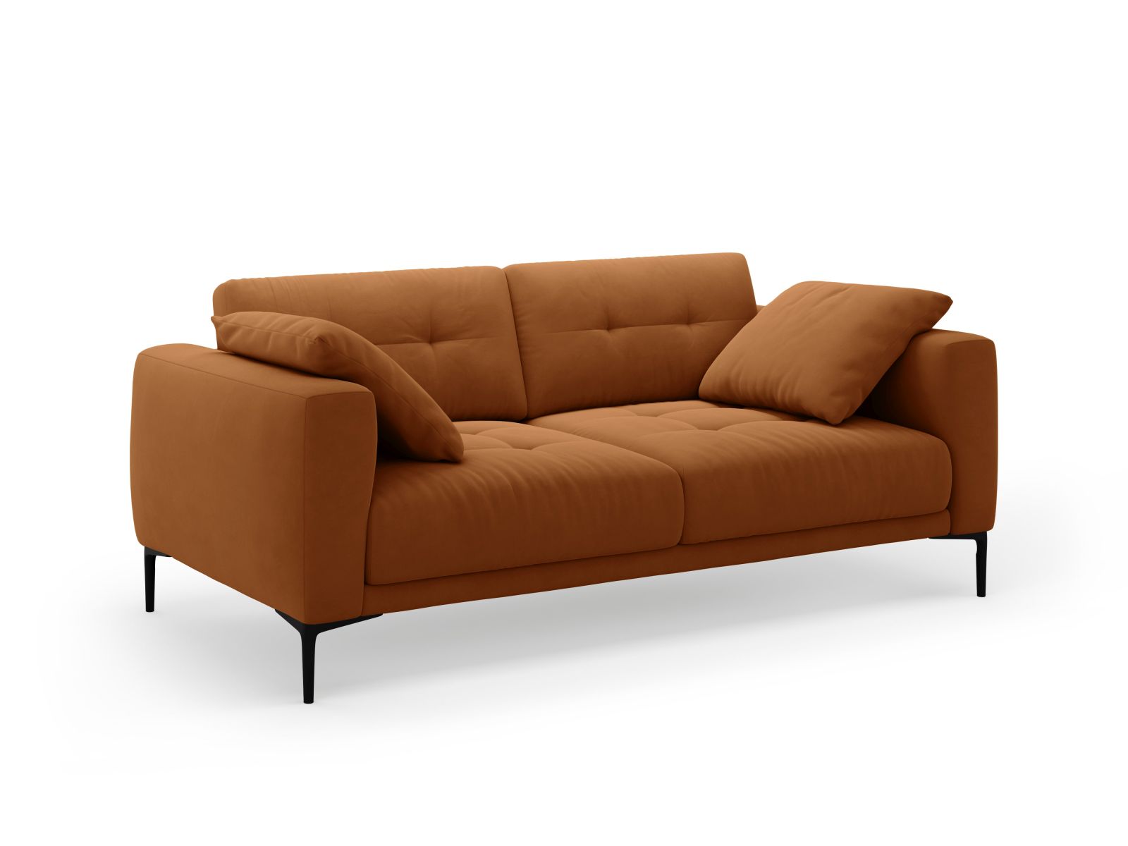 Velvet Sofa, "Bemy", 3 Seats, 191x102x86