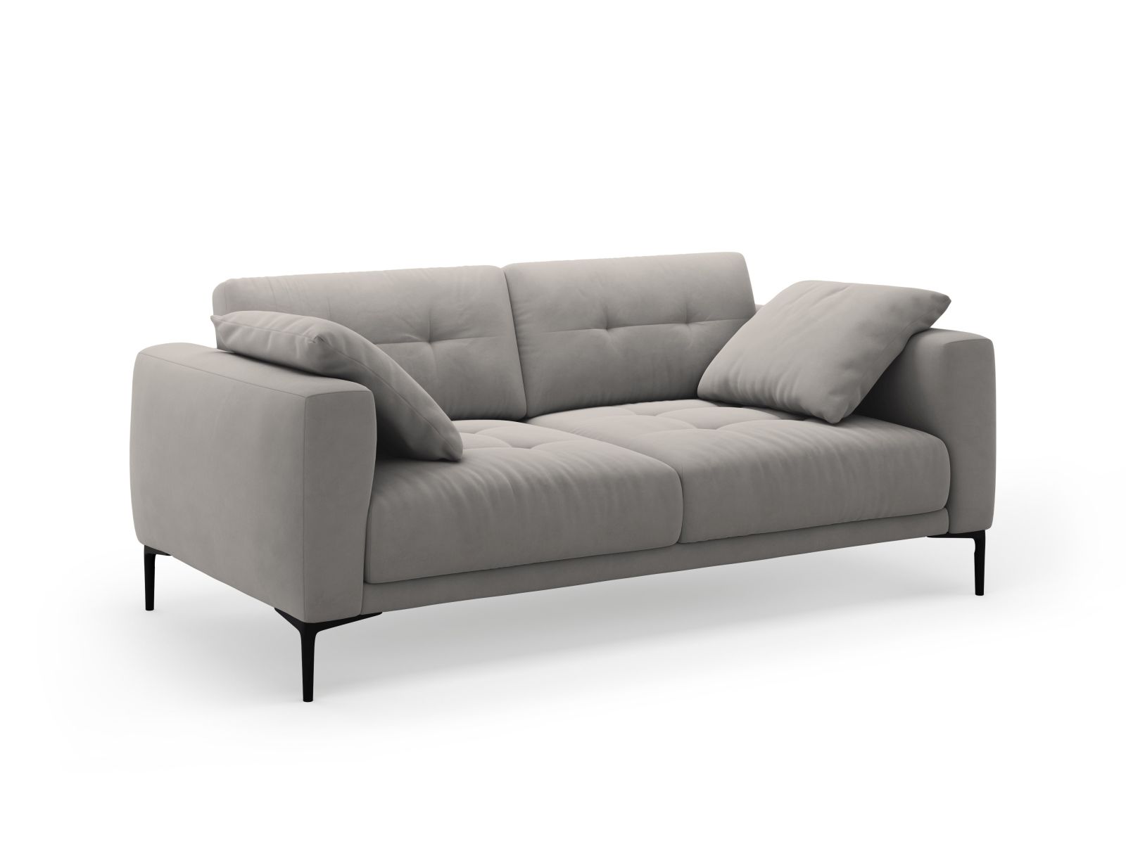 Velvet Sofa, "Bemy", 3 Seats, 191x102x86