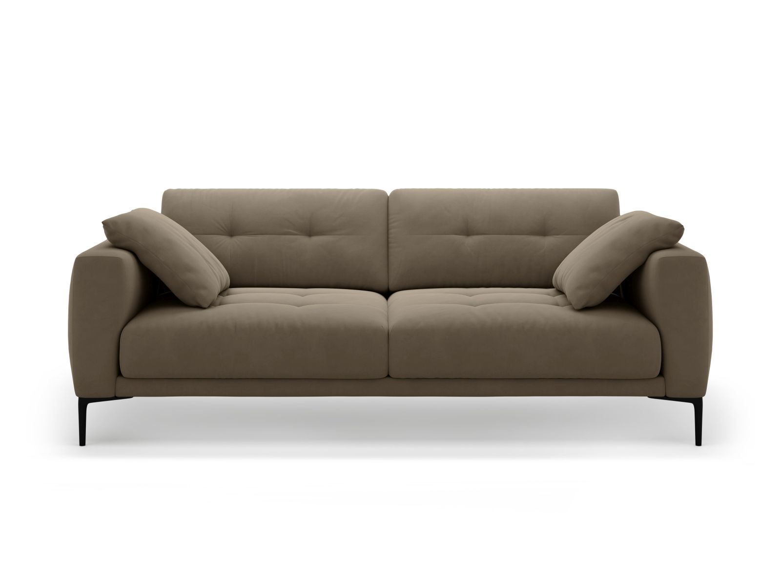 Velvet Sofa, "Bemy", 4 Seats, 221x102x86