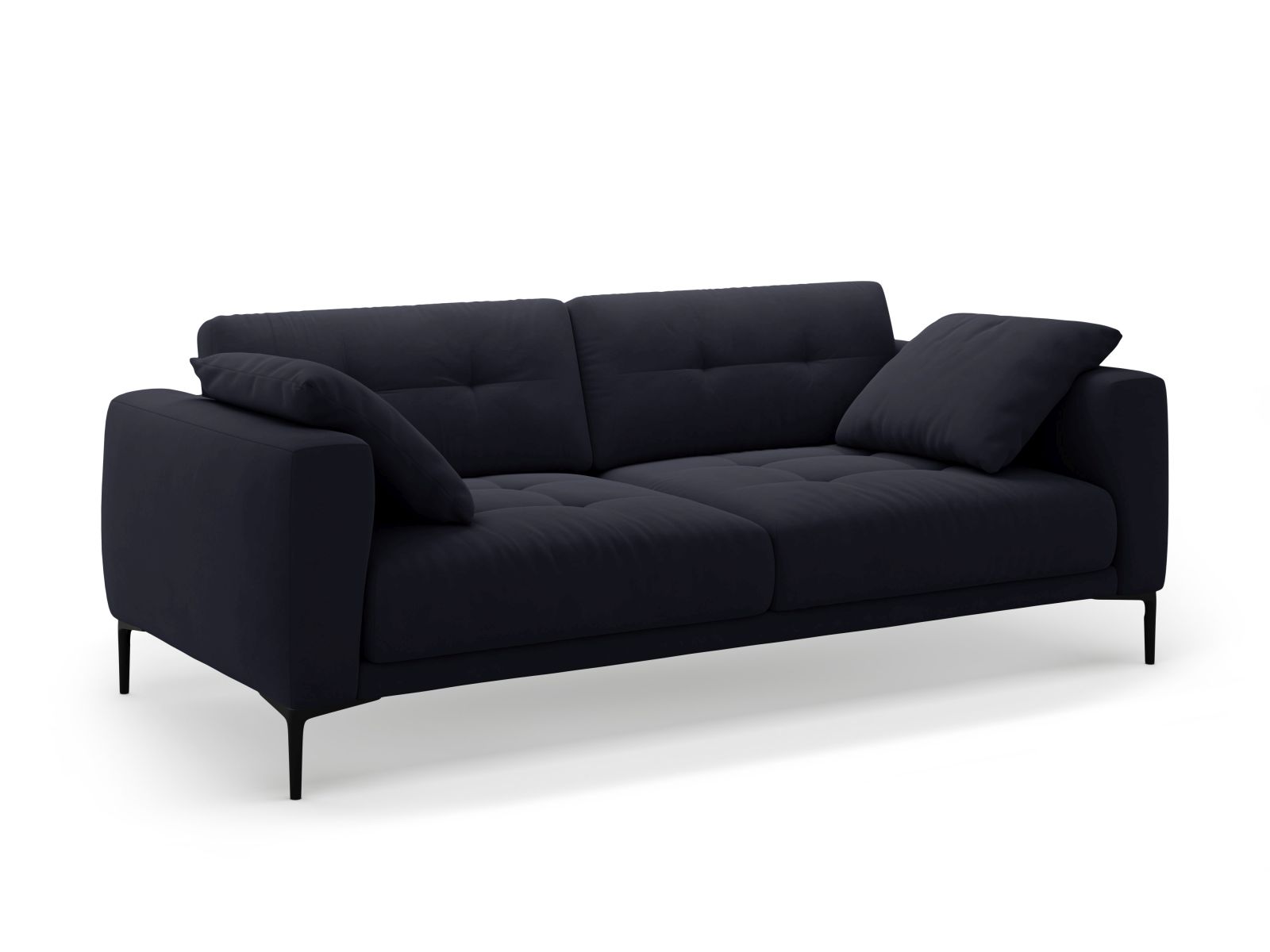 Velvet Sofa, "Bemy", 4 Seats, 221x102x86