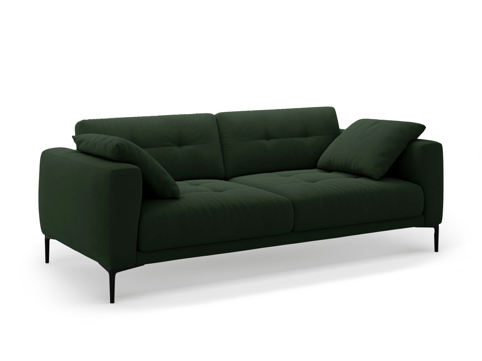 Velvet Sofa, "Bemy", 4 Seats, 221x102x86