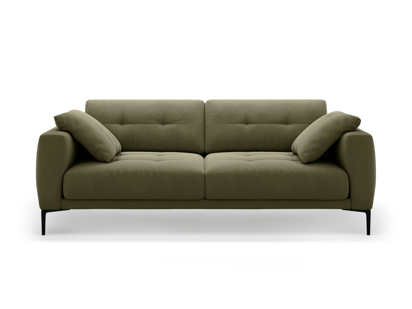 Velvet Sofa, "Bemy", 4 Seats, 221x102x86