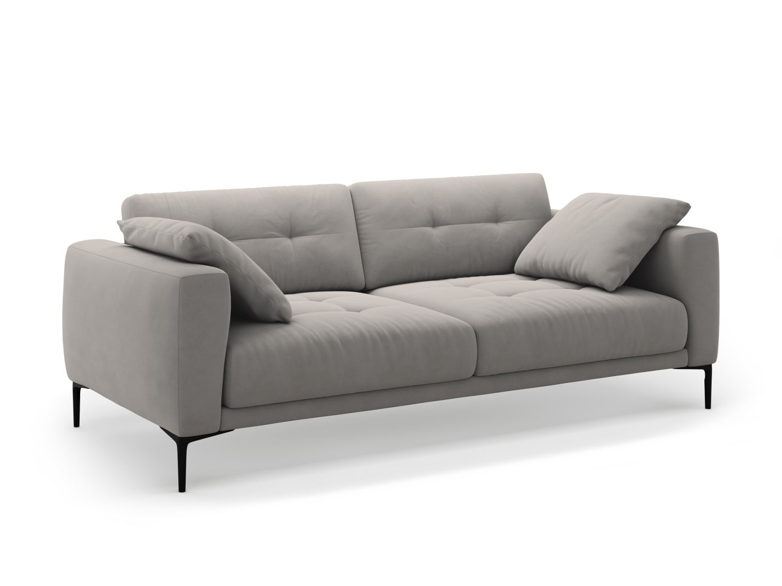 Velvet Sofa, "Bemy", 4 Seats, 221x102x86