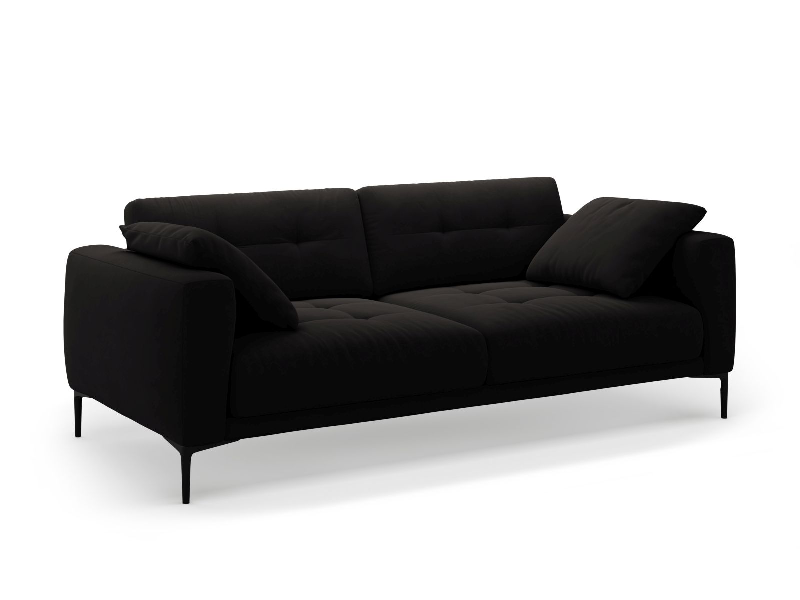 Velvet Sofa, "Bemy", 4 Seats, 221x102x86