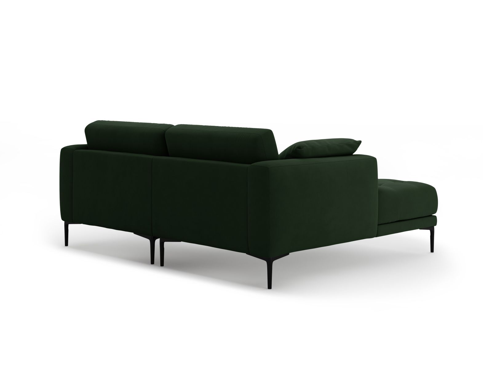 Left Velvet Sofa, "Bemy", 2 Seats, 205x174x86