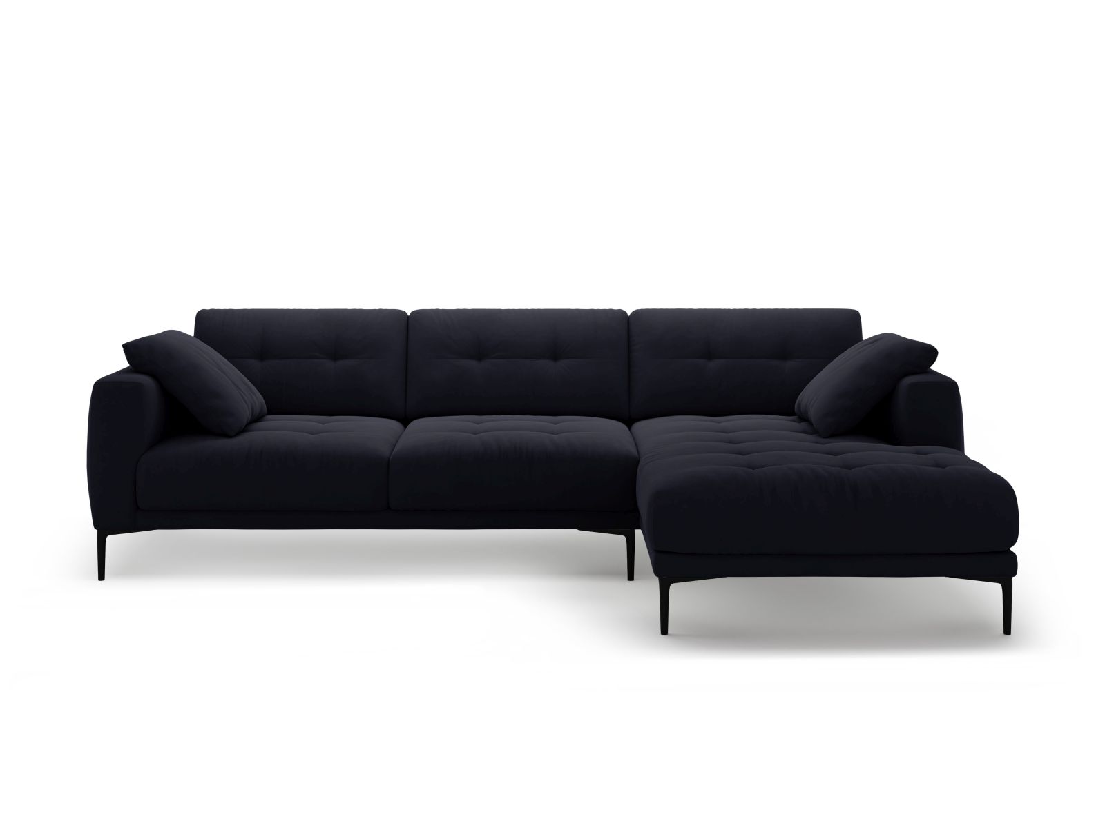 Right Velvet Sofa, "Bemy", 3 Seats, 291x174x86