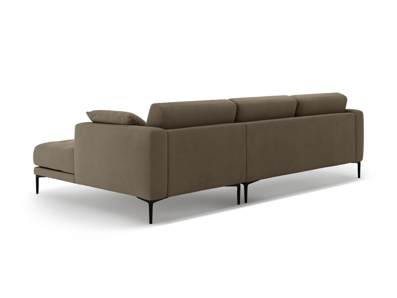 Right Velvet Sofa, "Bemy", 3 Seats, 291x174x86