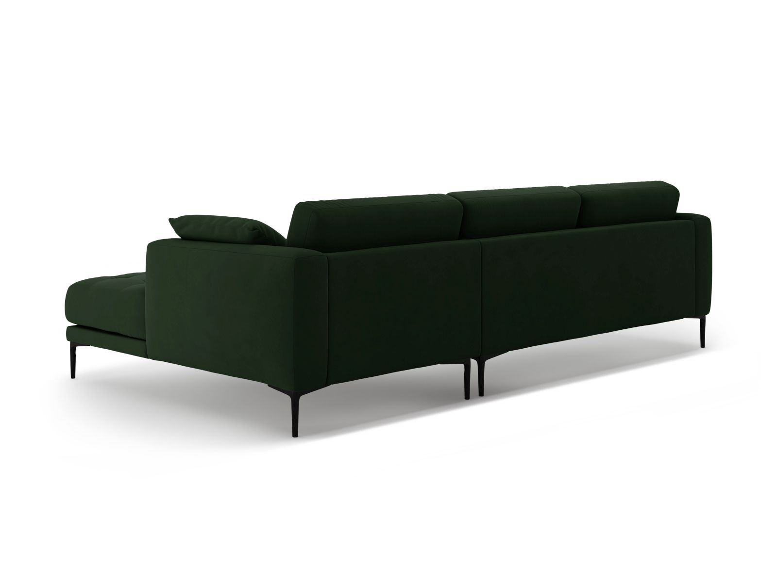 Right Velvet Sofa, "Bemy", 3 Seats, 291x174x86