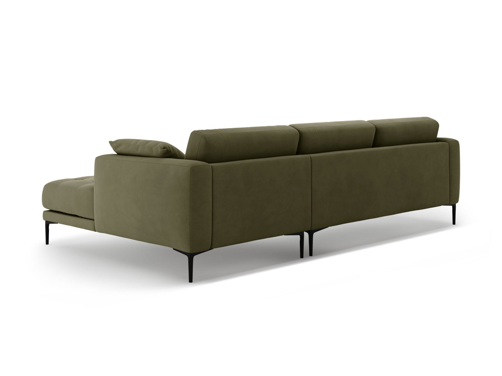 Right Velvet Sofa, "Bemy", 3 Seats, 291x174x86