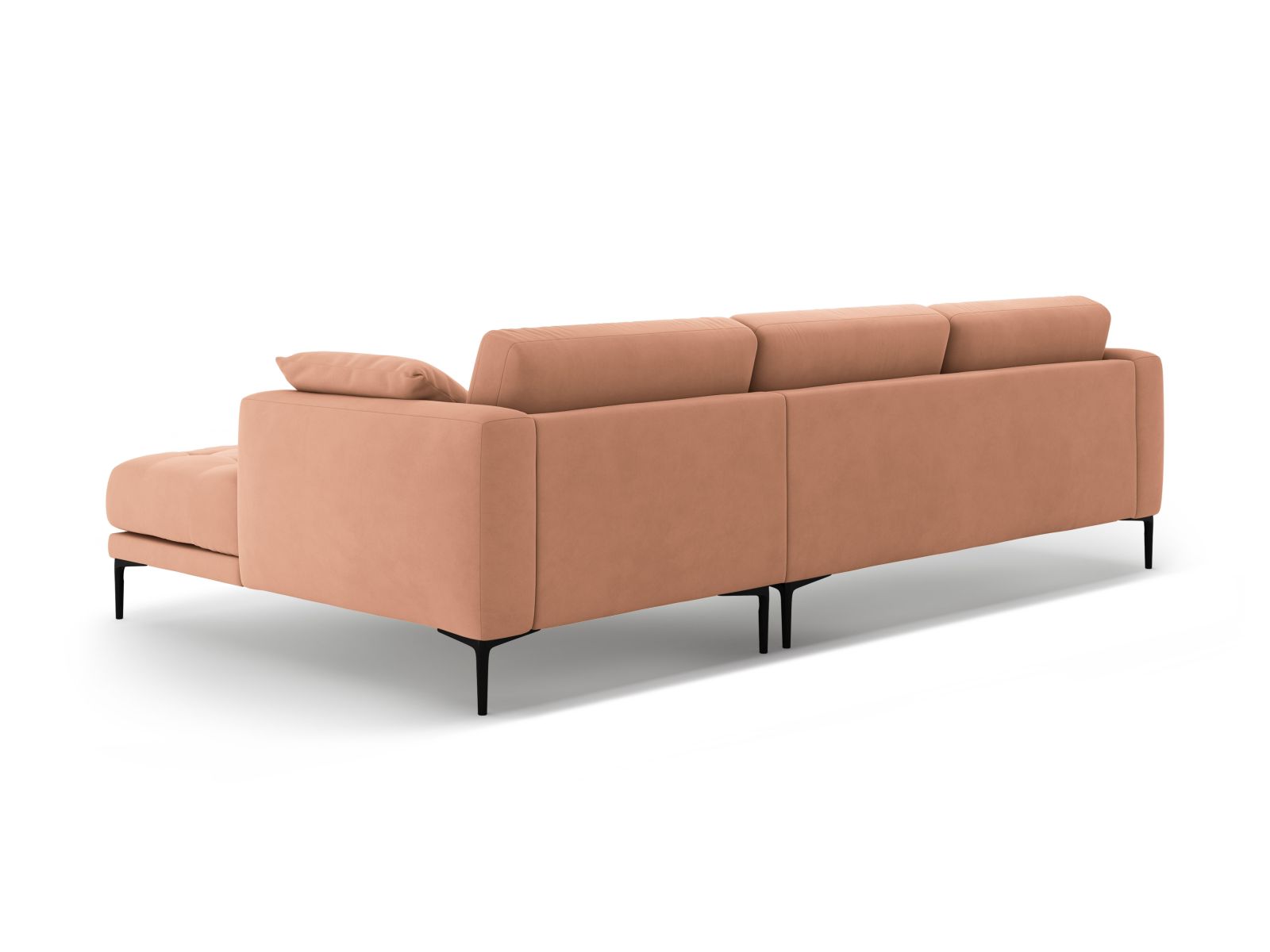 Right Velvet Sofa, "Bemy", 3 Seats, 291x174x86