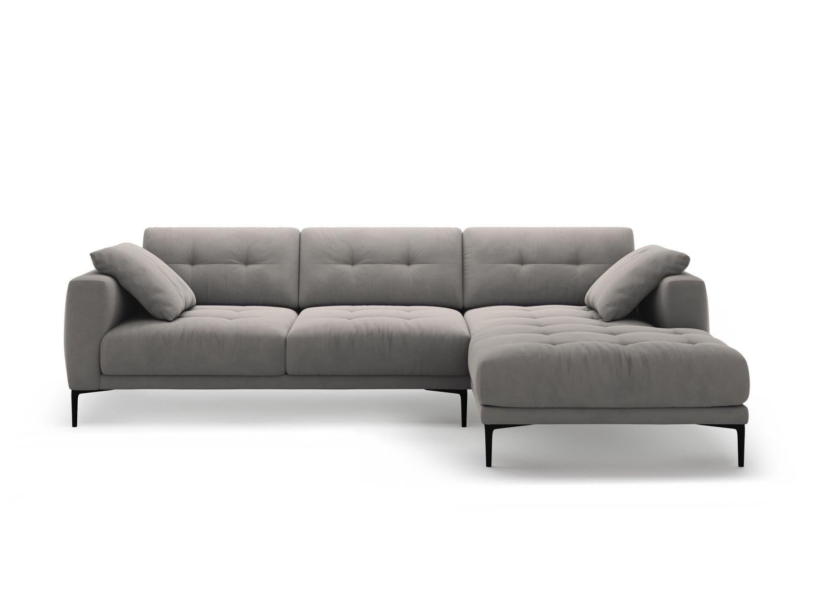 Right Velvet Sofa, "Bemy", 3 Seats, 291x174x86