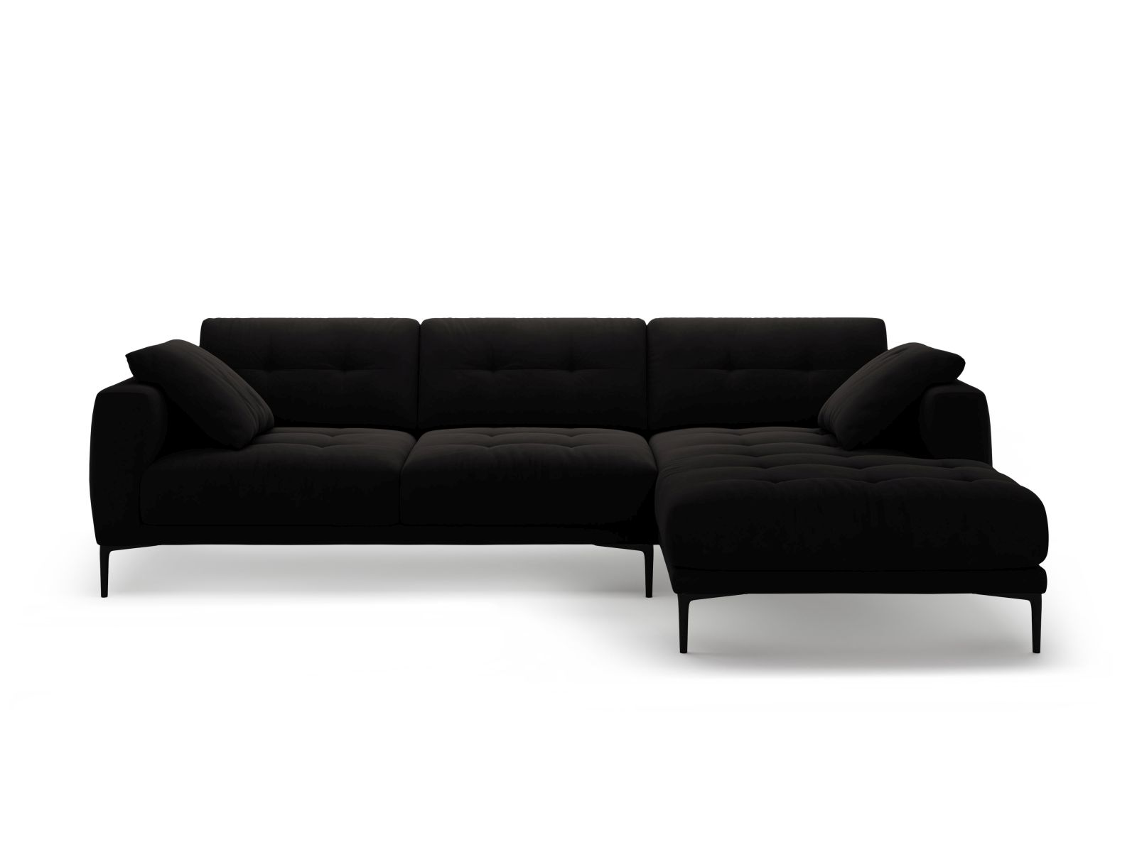 Right Velvet Sofa, "Bemy", 3 Seats, 291x174x86