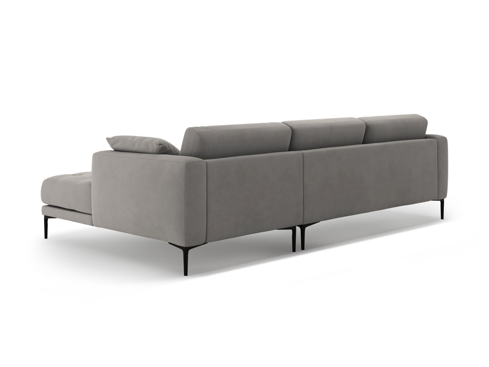 Right Velvet Sofa, "Bemy", 3 Seats, 291x174x86