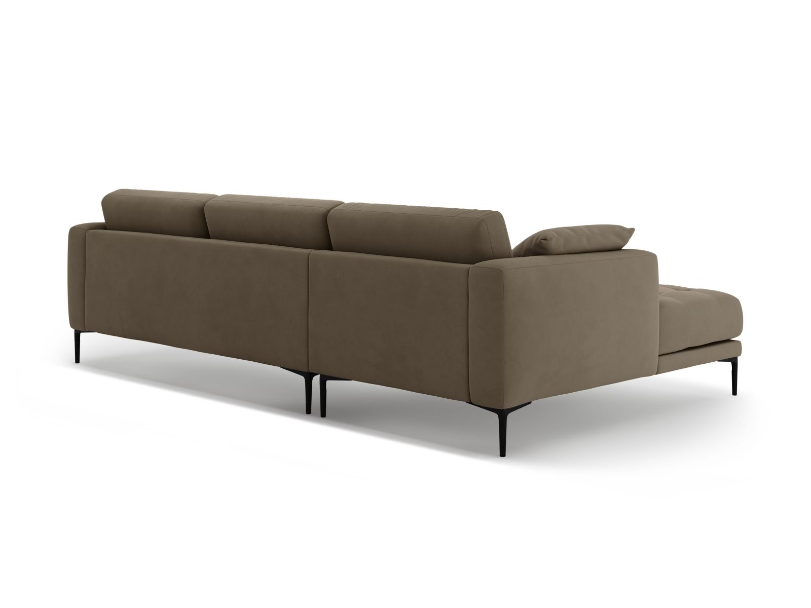 Left Velvet Sofa, "Bemy", 3 Seats, 291x174x86