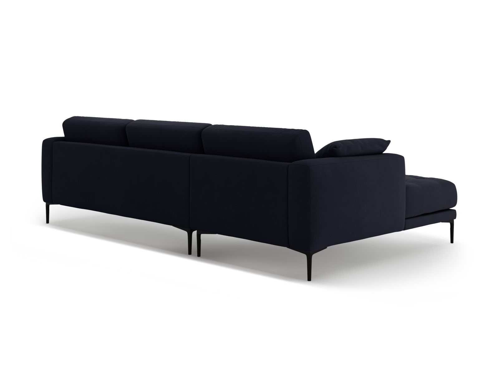Left Velvet Sofa, "Bemy", 3 Seats, 291x174x86