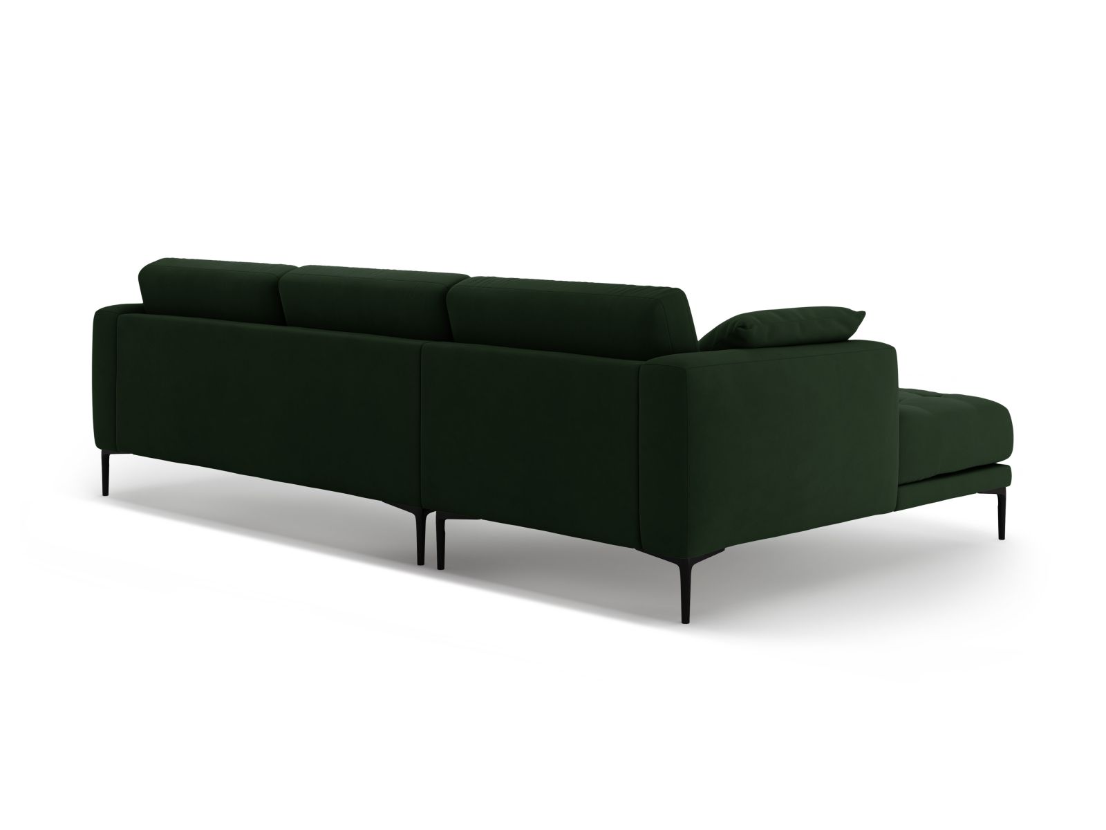 Left Velvet Sofa, "Bemy", 3 Seats, 291x174x86
