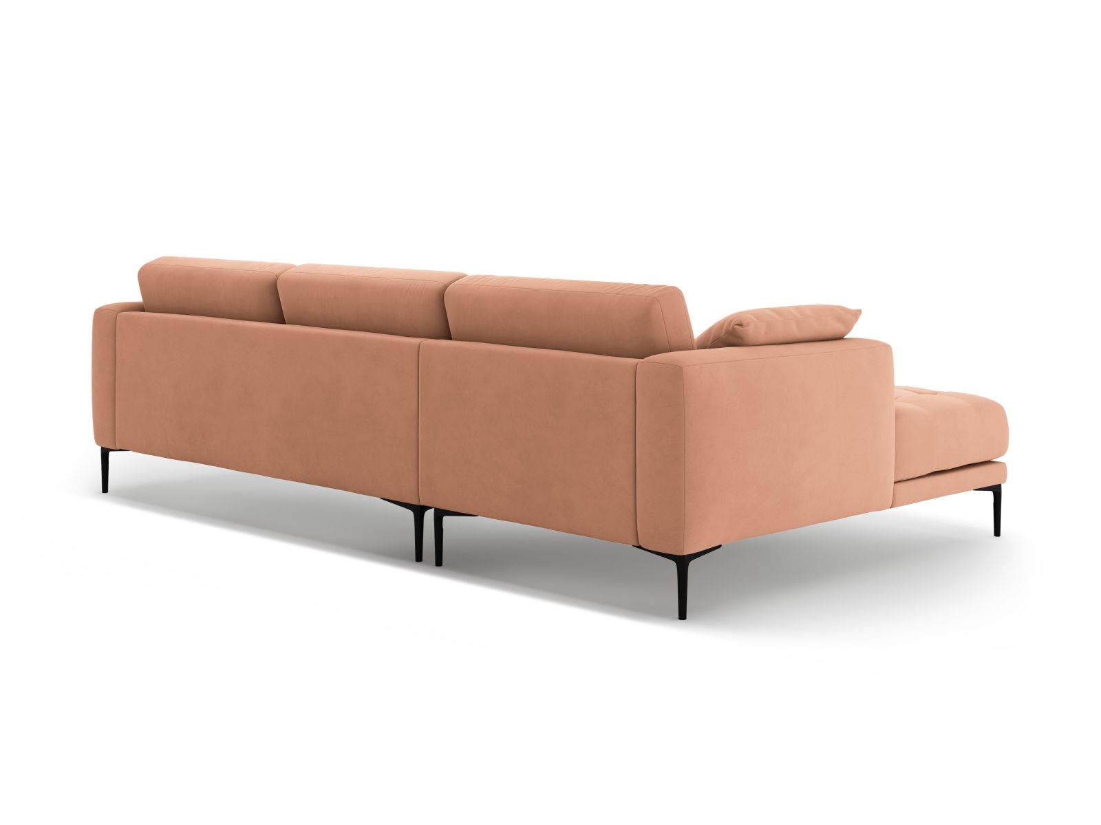 Left Velvet Sofa, "Bemy", 3 Seats, 291x174x86