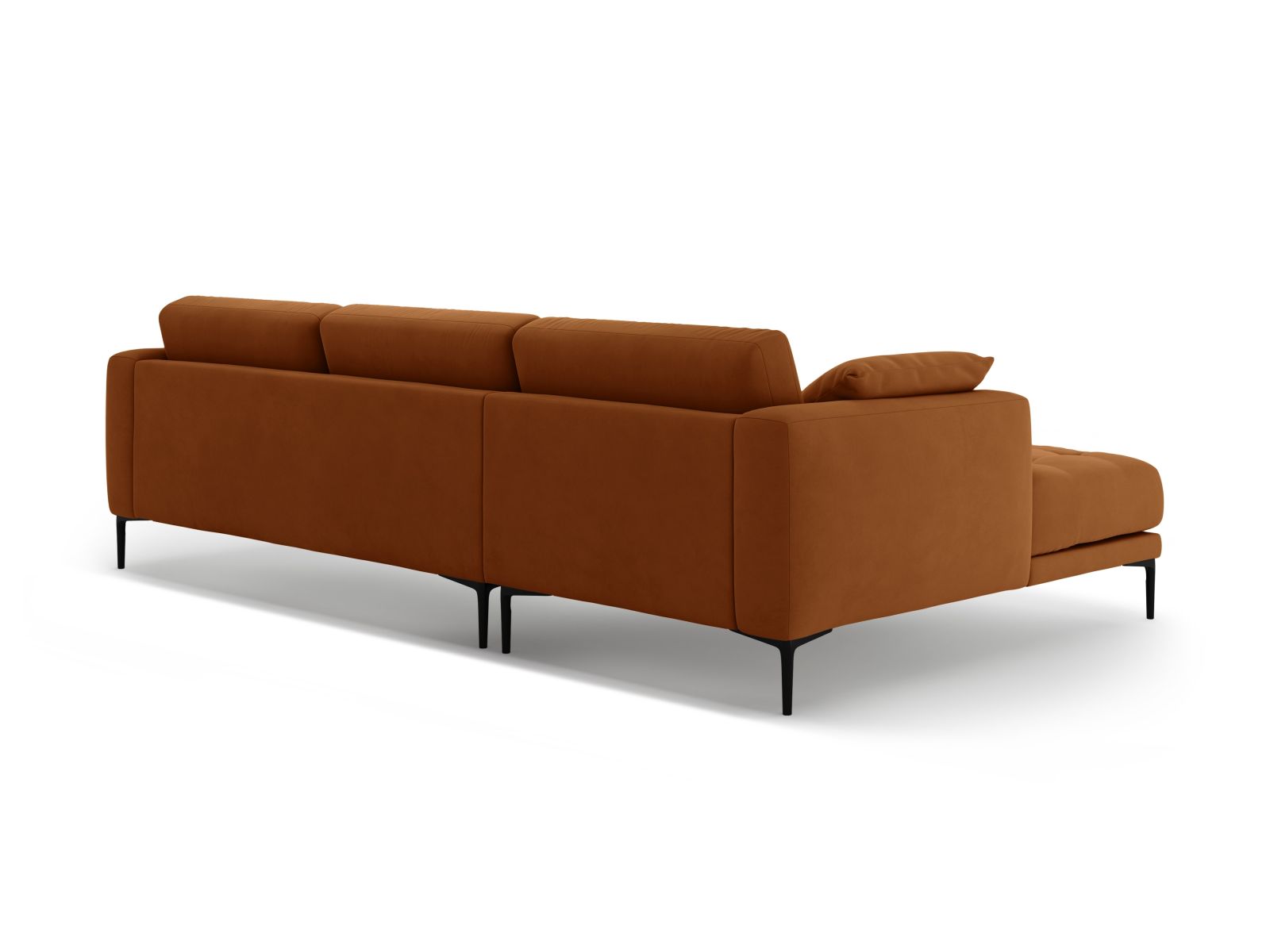 Left Velvet Sofa, "Bemy", 3 Seats, 291x174x86