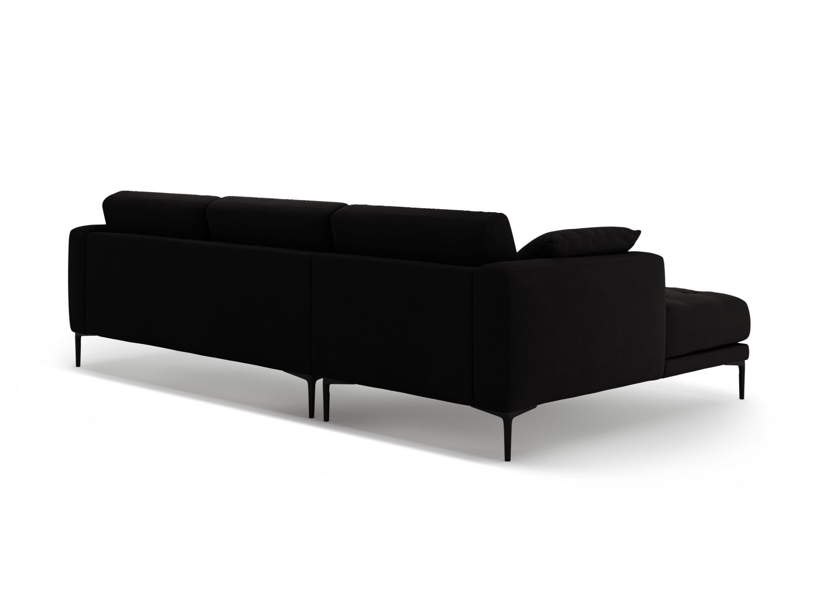Left Velvet Sofa, "Bemy", 3 Seats, 291x174x86