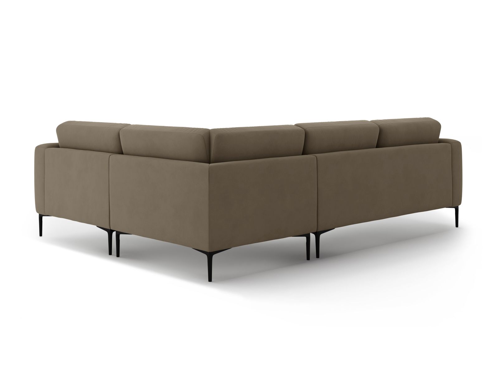 Right Velvet Sofa, "Bemy", 4 Seats, 282x194x86
