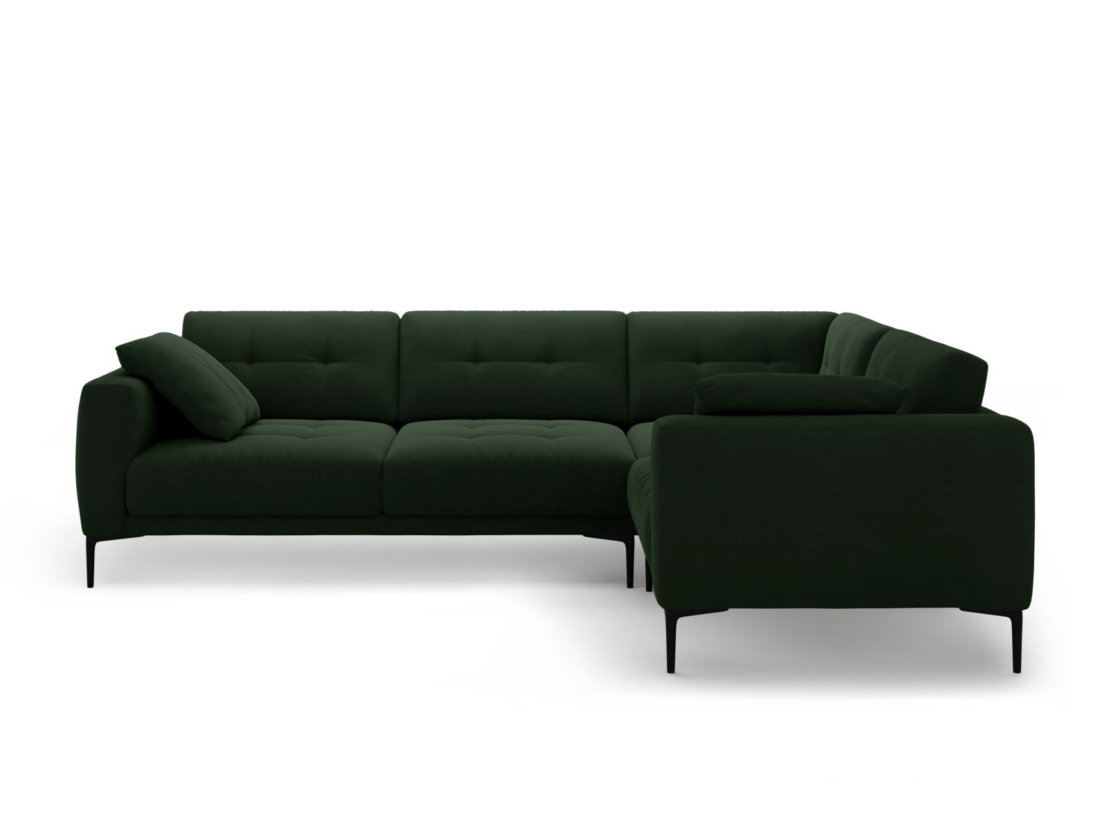 Right Velvet Sofa, "Bemy", 4 Seats, 282x194x86