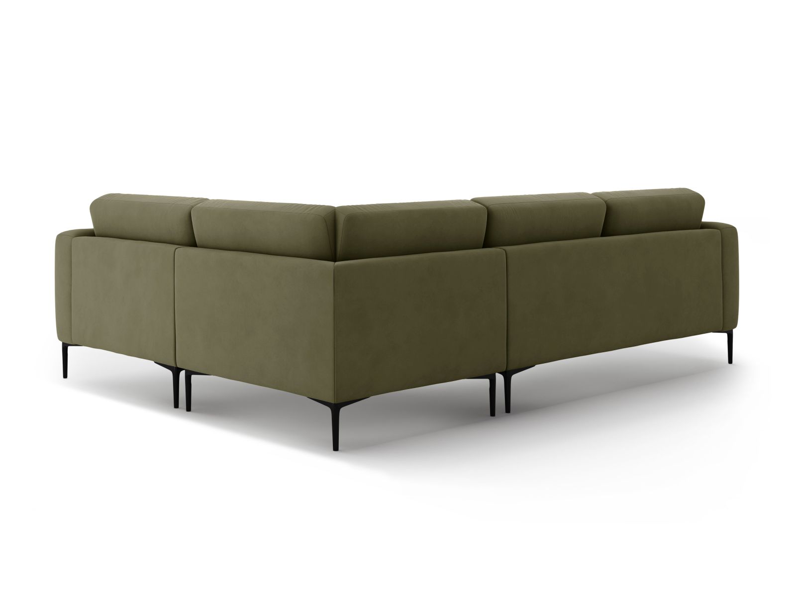Right Velvet Sofa, "Bemy", 4 Seats, 282x194x86