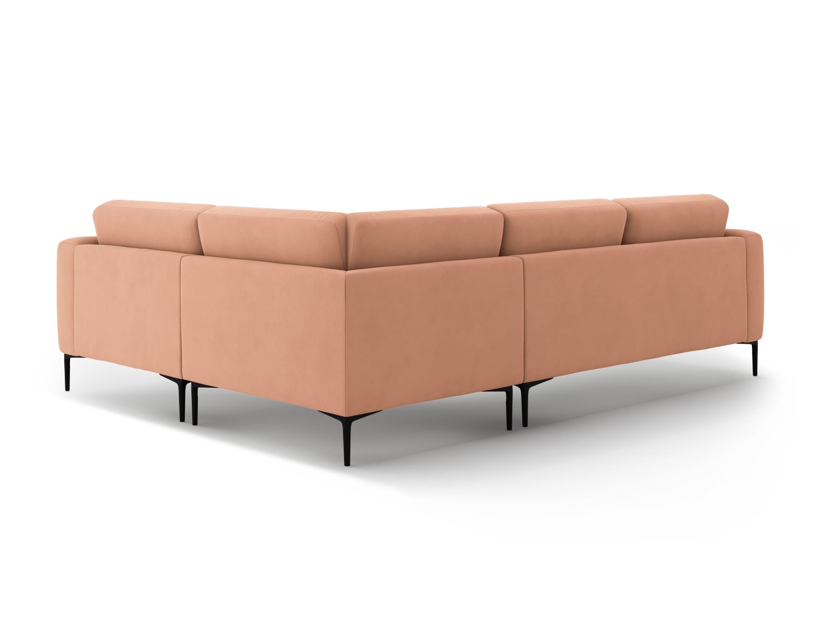 Right Velvet Sofa, "Bemy", 4 Seats, 282x194x86