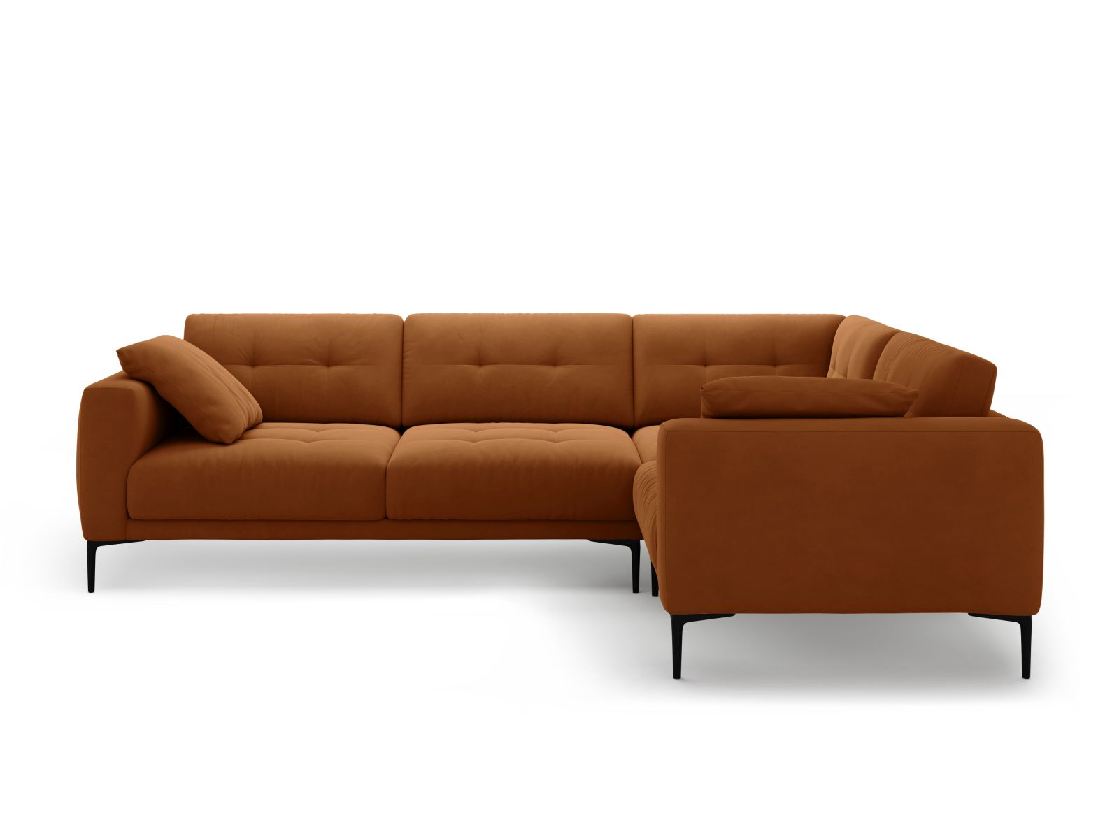 Right Velvet Sofa, "Bemy", 4 Seats, 282x194x86