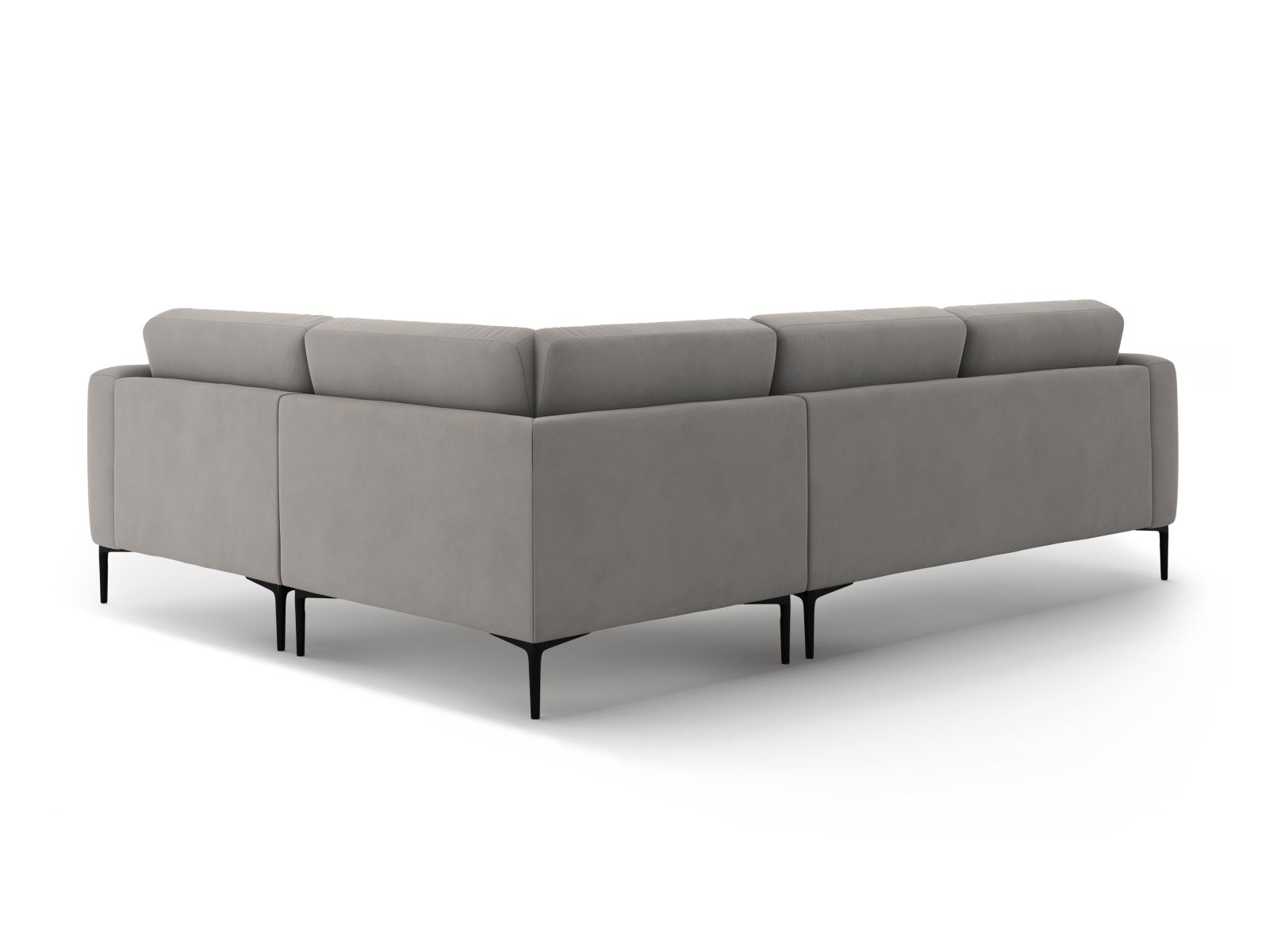 Right Velvet Sofa, "Bemy", 4 Seats, 282x194x86