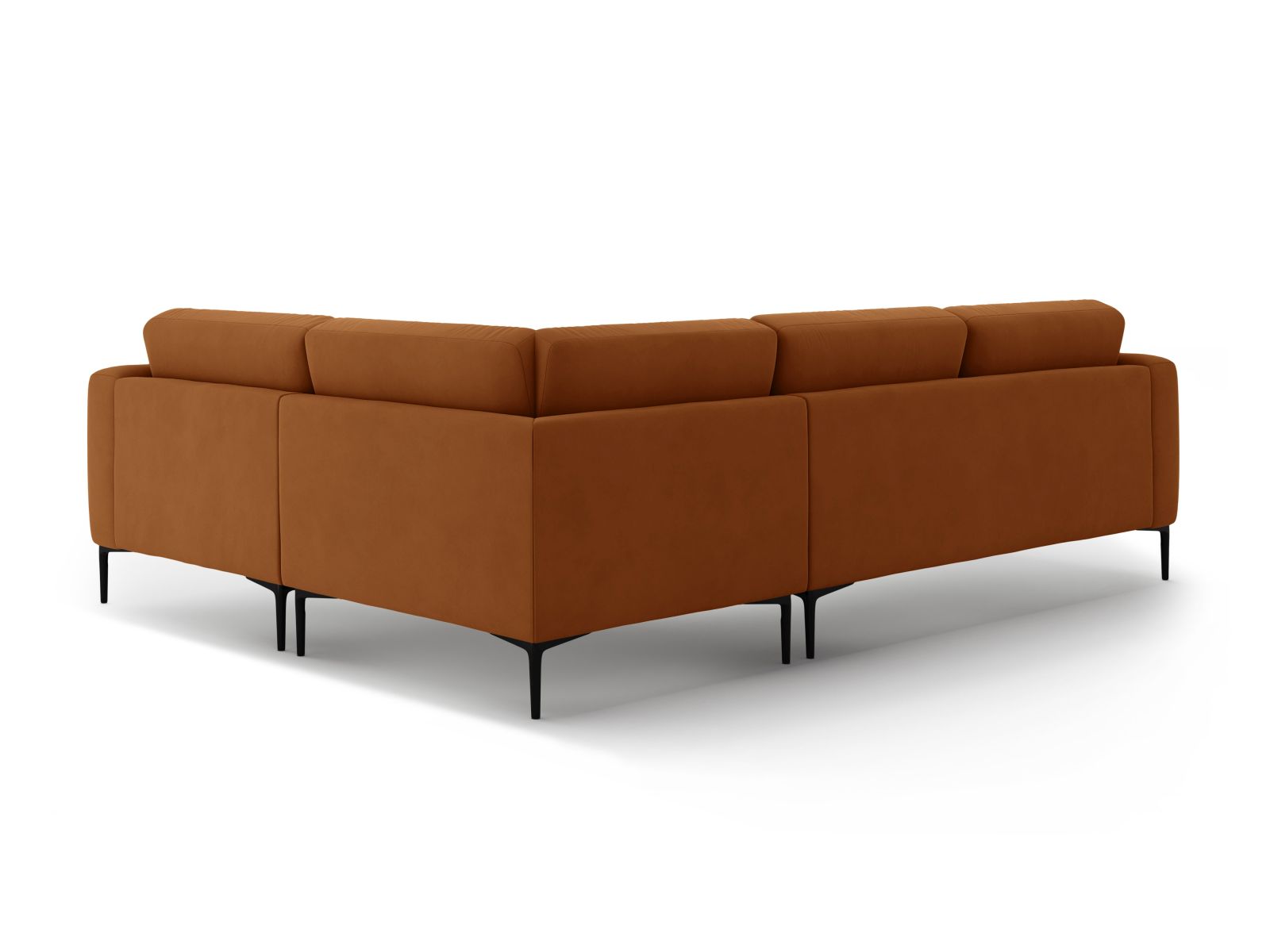 Right Velvet Sofa, "Bemy", 4 Seats, 282x194x86