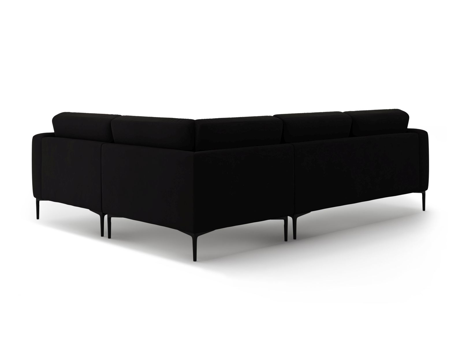 Right Velvet Sofa, "Bemy", 4 Seats, 282x194x86