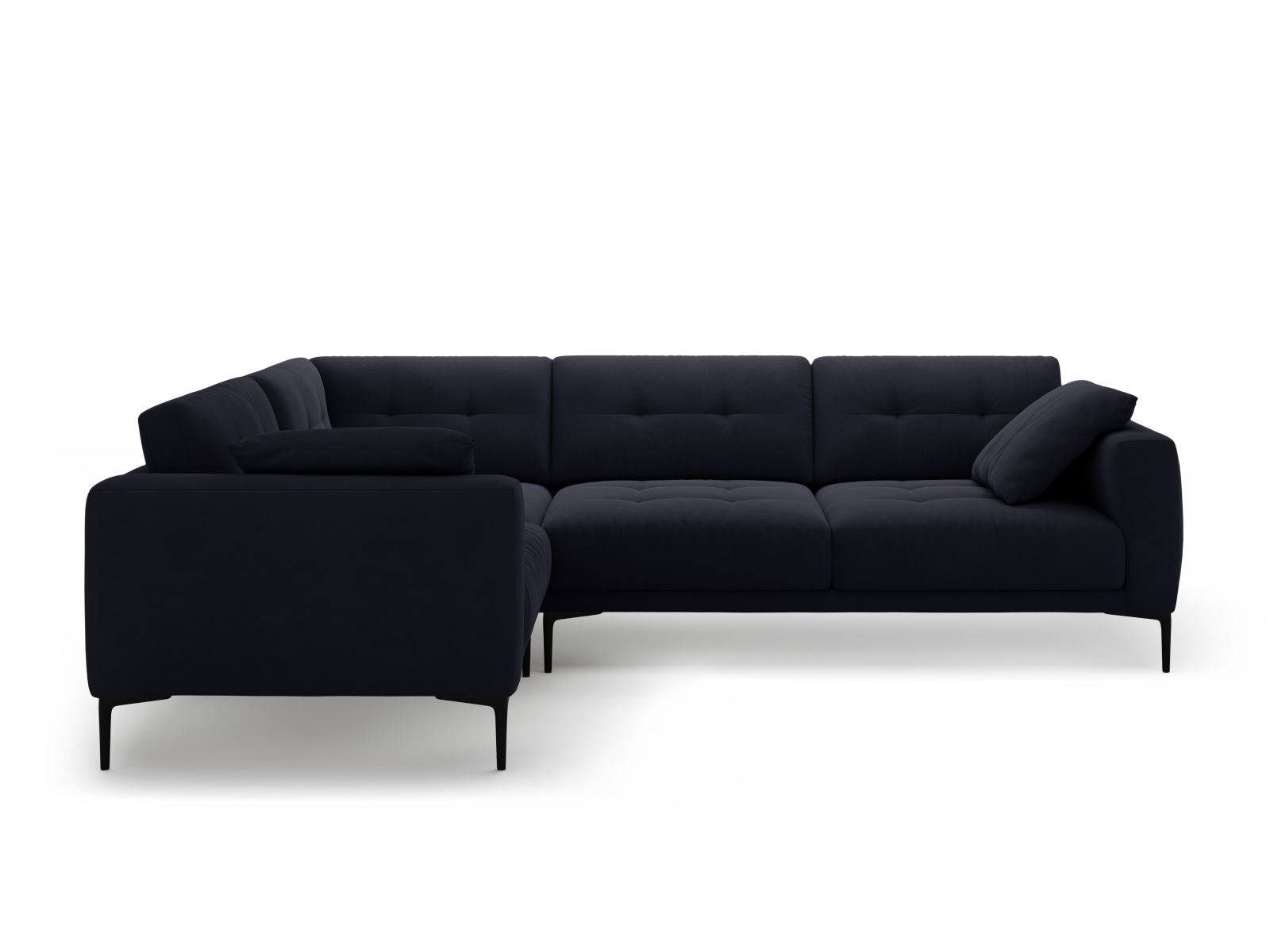 Left Velvet Sofa, "Bemy", 4 Seats, 282x194x86