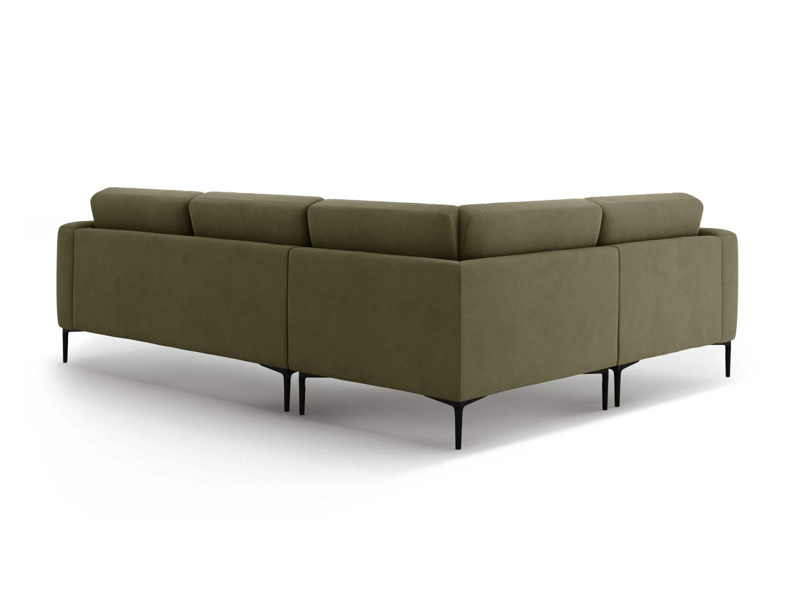 Left Velvet Sofa, "Bemy", 4 Seats, 282x194x86