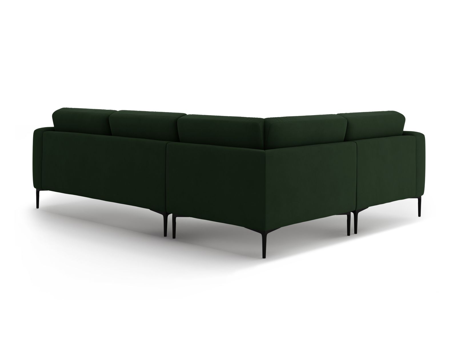 Left Velvet Sofa, "Bemy", 4 Seats, 282x194x86