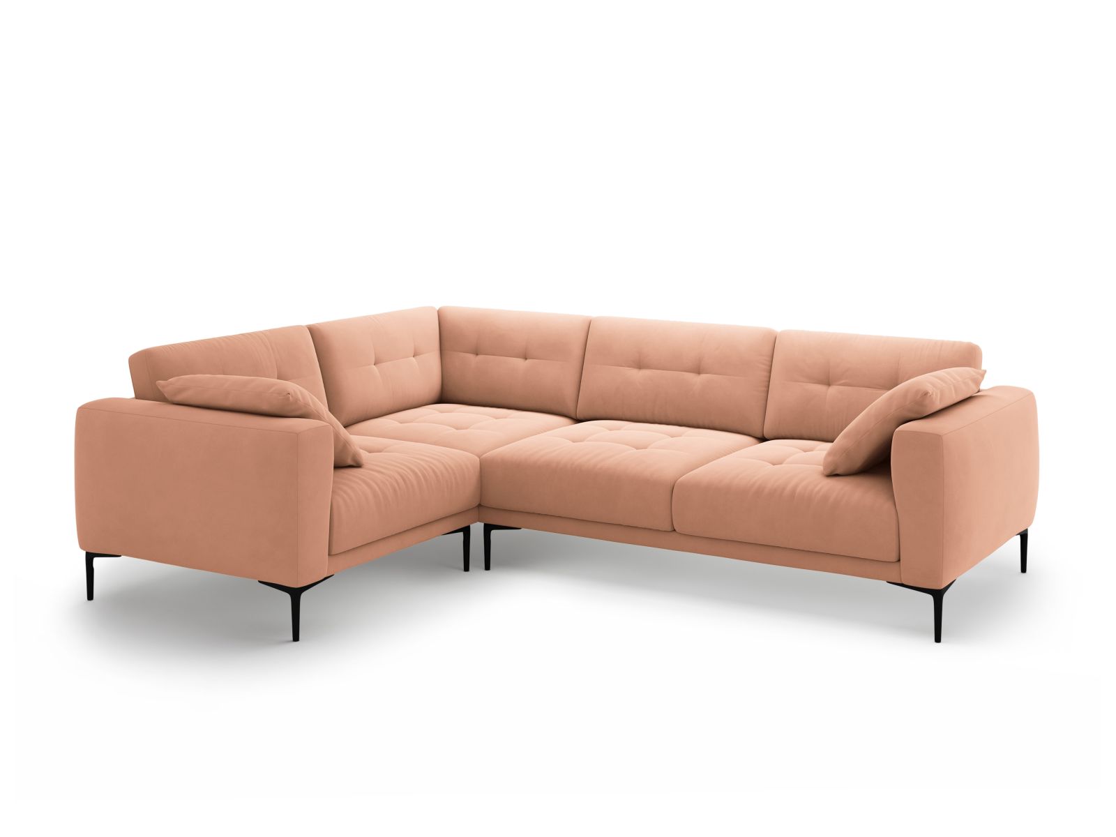 Left Velvet Sofa, "Bemy", 4 Seats, 282x194x86