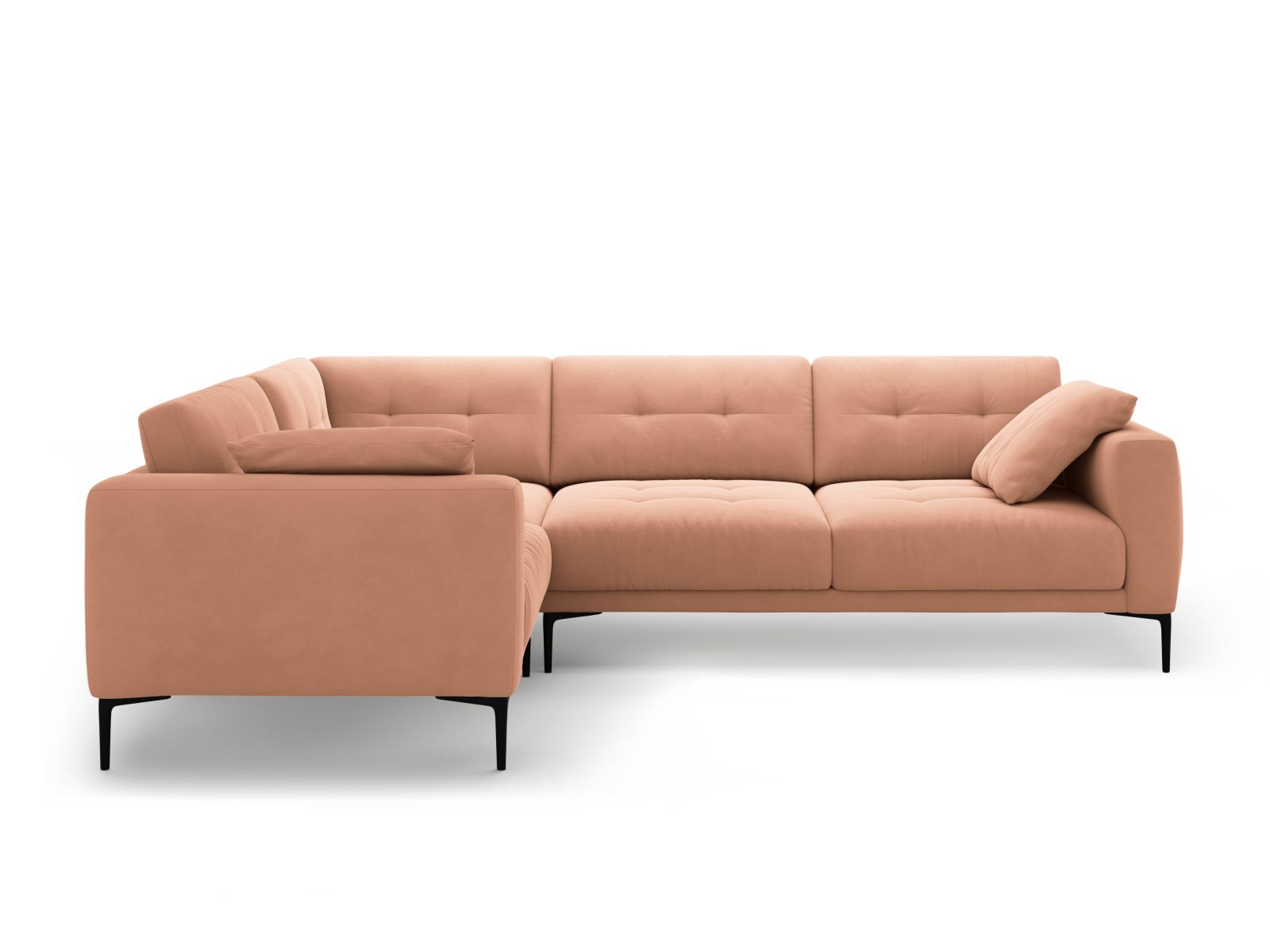 Left Velvet Sofa, "Bemy", 4 Seats, 282x194x86