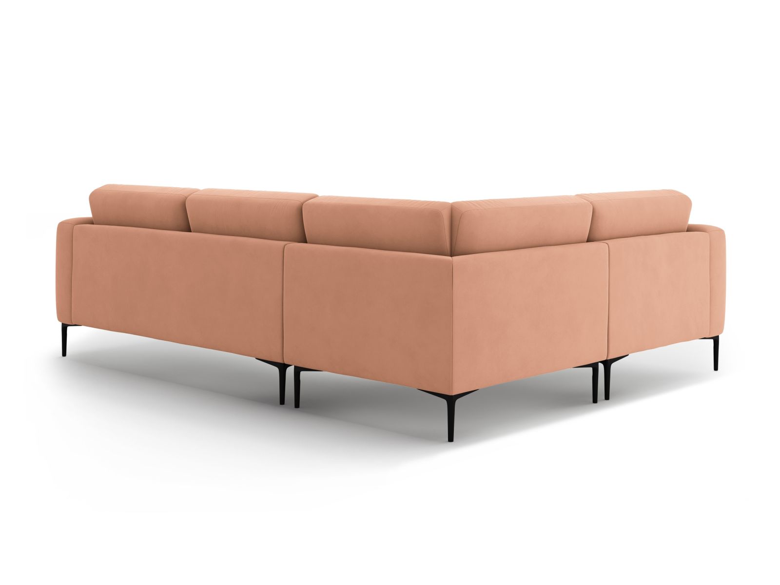 Left Velvet Sofa, "Bemy", 4 Seats, 282x194x86