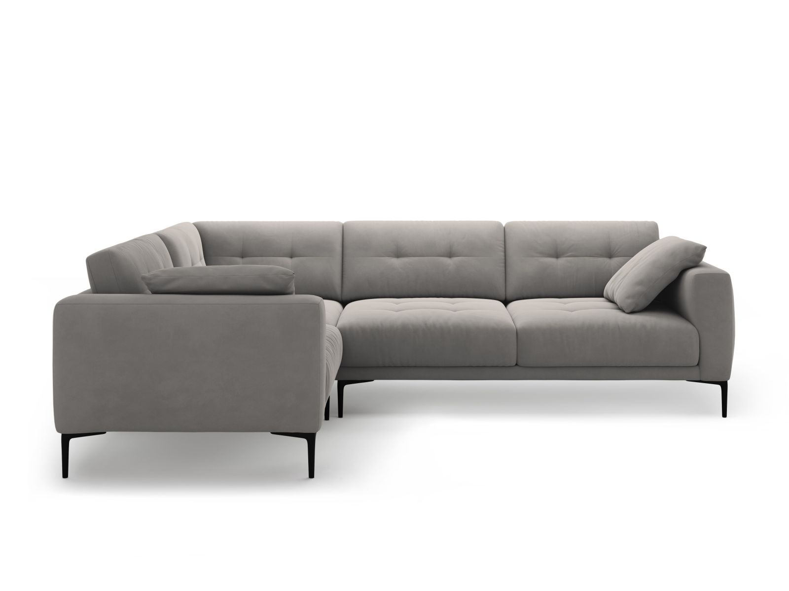Left Velvet Sofa, "Bemy", 4 Seats, 282x194x86