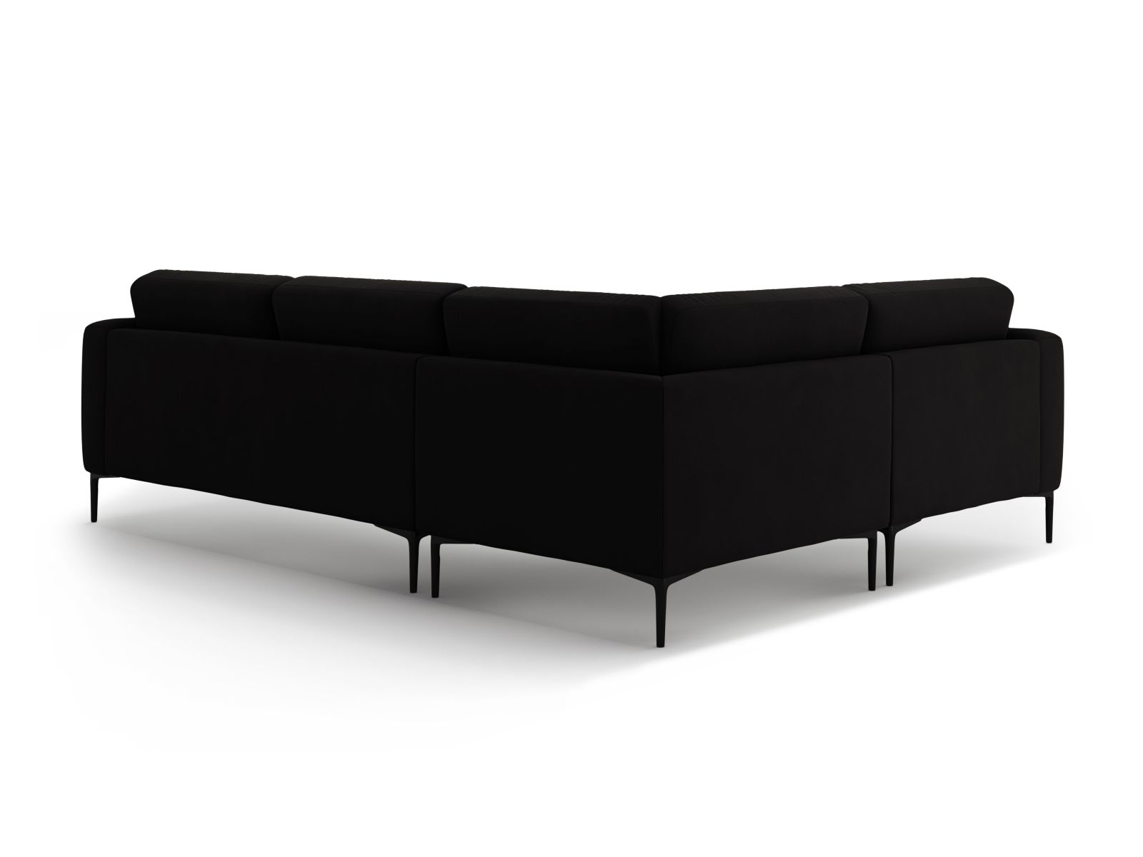 Left Velvet Sofa, "Bemy", 4 Seats, 282x194x86