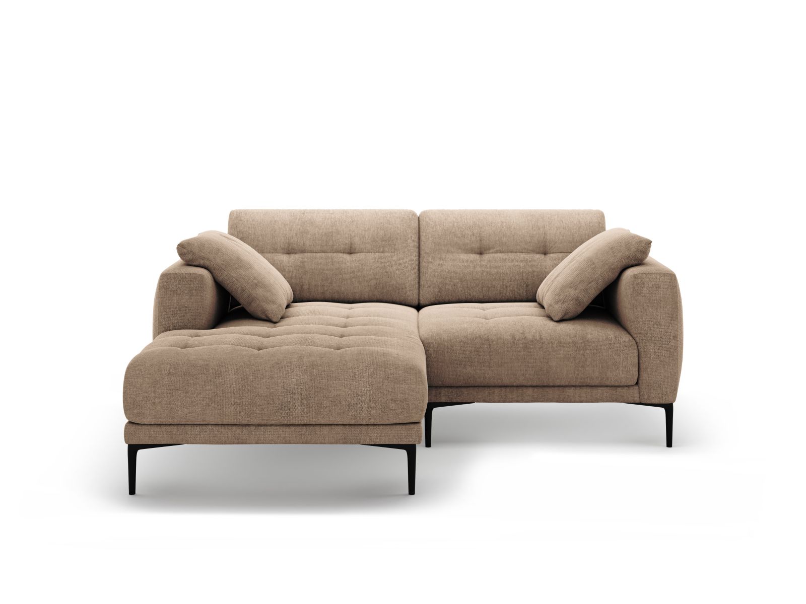 Left Corner Sofa, "Bemy", 2 Seats, 205x174x86