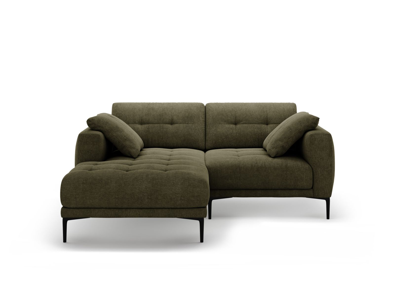 Left Corner Sofa, "Bemy", 2 Seats, 205x174x86